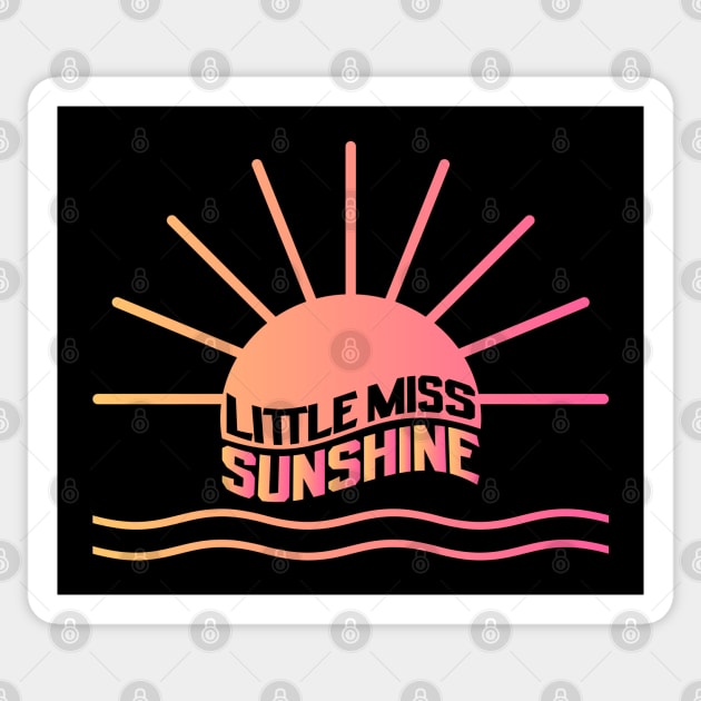 Little Miss Sunshine Sticker by MZeeDesigns